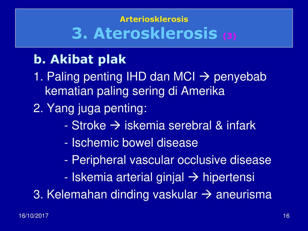 hipertenzije, ateroskleroze aorte)